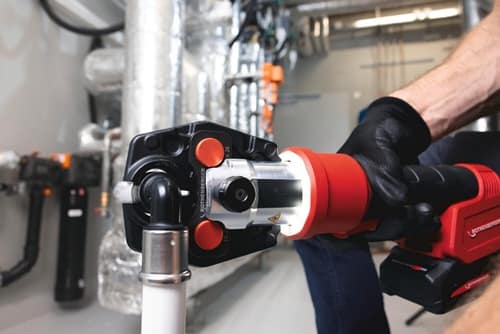 ROTHENBERGER Hybrid-Pressmaschine ROMAX NANO iJaw u.32 kN 0-108mm Grundgerät,Akku,Ladegerät
