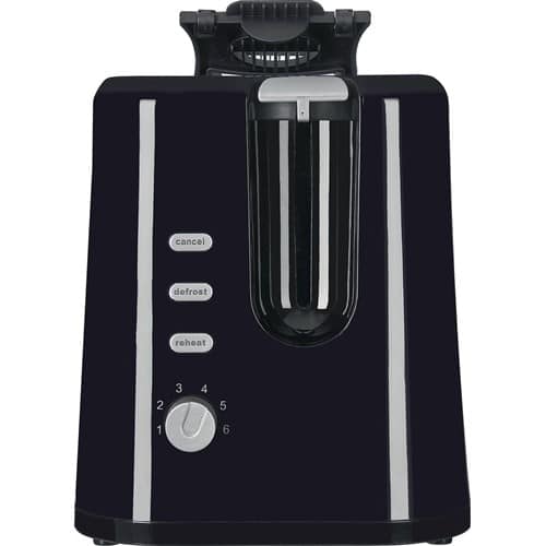 Nordwest 2-Schlitz Toaster TA 3102 swi 870 W schwarz-Inox 2 Toastscheiben
