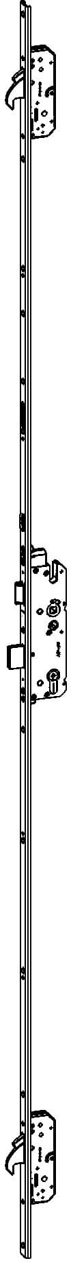 WINKHAUS Automatik Mehrfachverriegelung T-AV4D-U24184 L124P/40 A9 92/8 M2 LS MC,