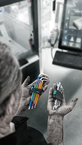 WERA Doppelmaulschlüsselsatz Joker 6005 4 Set 1 4-tlg.SW6-13mm leg.WS WERA