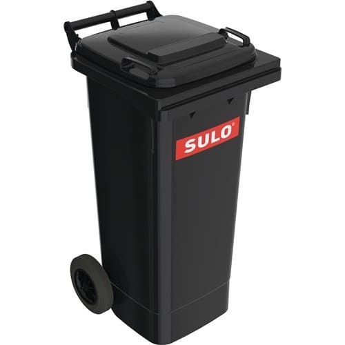 SULO Müllgroßbehälter 80l HDPE anthrazitgrau fahrbar,n.EN 840 SULO