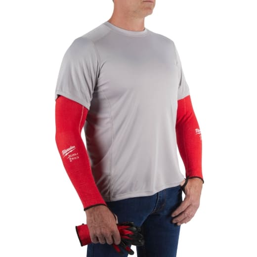 MILWAUKEE 45 cm, rot Arm-Schnittschutz Klasse C