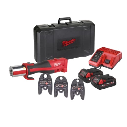 MILWAUKEE Bürstenloses Akku-Presswerkzeug (Sanitär) M18BLHPT-202C U-Set