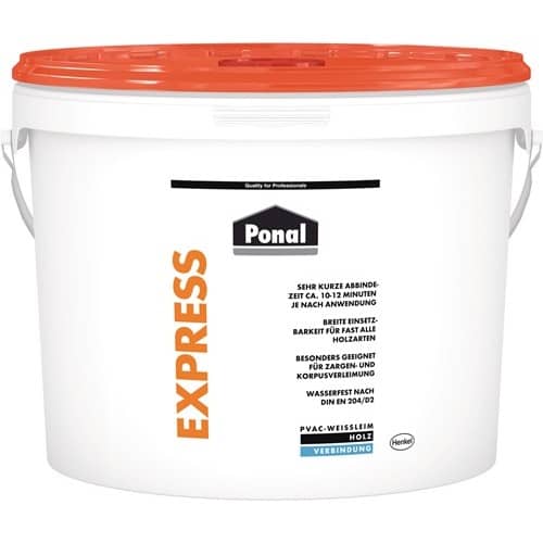 PONAL Holzleim Express 10kg EN 204: D1,D2 Eimer PONAL