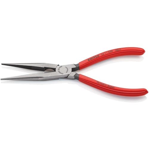 KNIPEX Flachrundzange L.200mm pol.ger.Ku.-Überzug KNIPEX