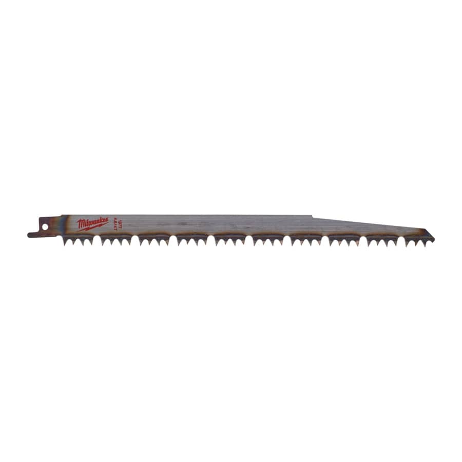 MILWAUKEE 240 x 5,5/6 mm (4/5 TPI), unlackiert Säbelsägeblatt Holz - ideal für schnelle Baumschnitte