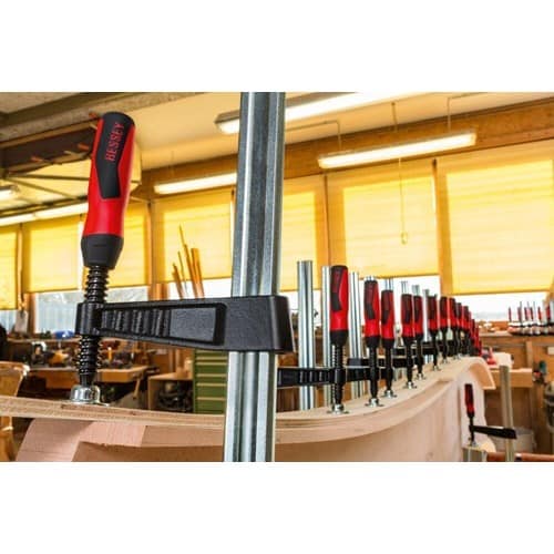 BESSEY Temperguss-Schraubknecht TGK-2K Spann-W.2000mm A.120mm 2K-Griff 35x11mm BESSEY