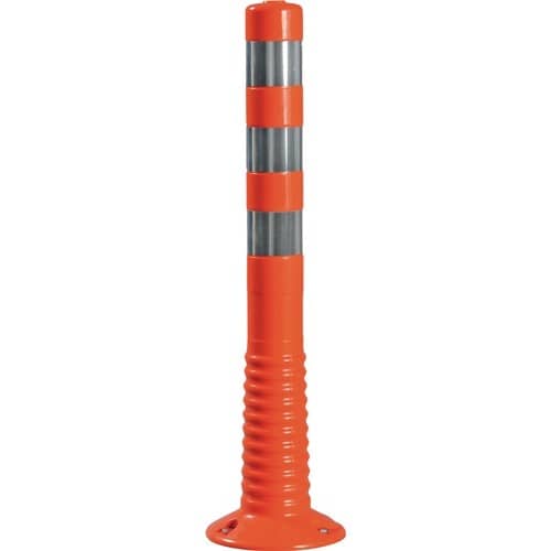 Sperrpfosten Ku.orange/weiß D.80mm z.Schr.m.Befestigungsmaterial
