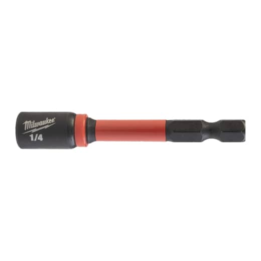 MILWAUKEE 1/4˝ x 65 mm, magnetisch SHOCKWAVE Steckschlüssel 1/4"