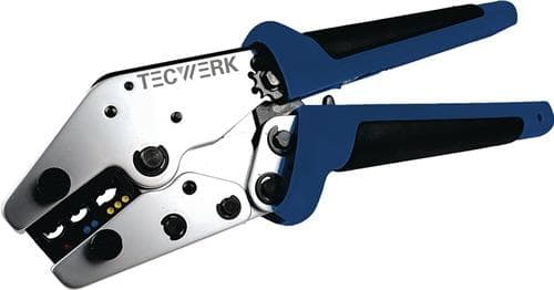 TECWERK Crimpzange L.235mm 0,5-6 (AWG 20...10)mm² TECWERK