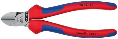 KNIPEX Seitenschneider L.160mm Kopf pol.Comfort-Griff max.2mm KNIPEX