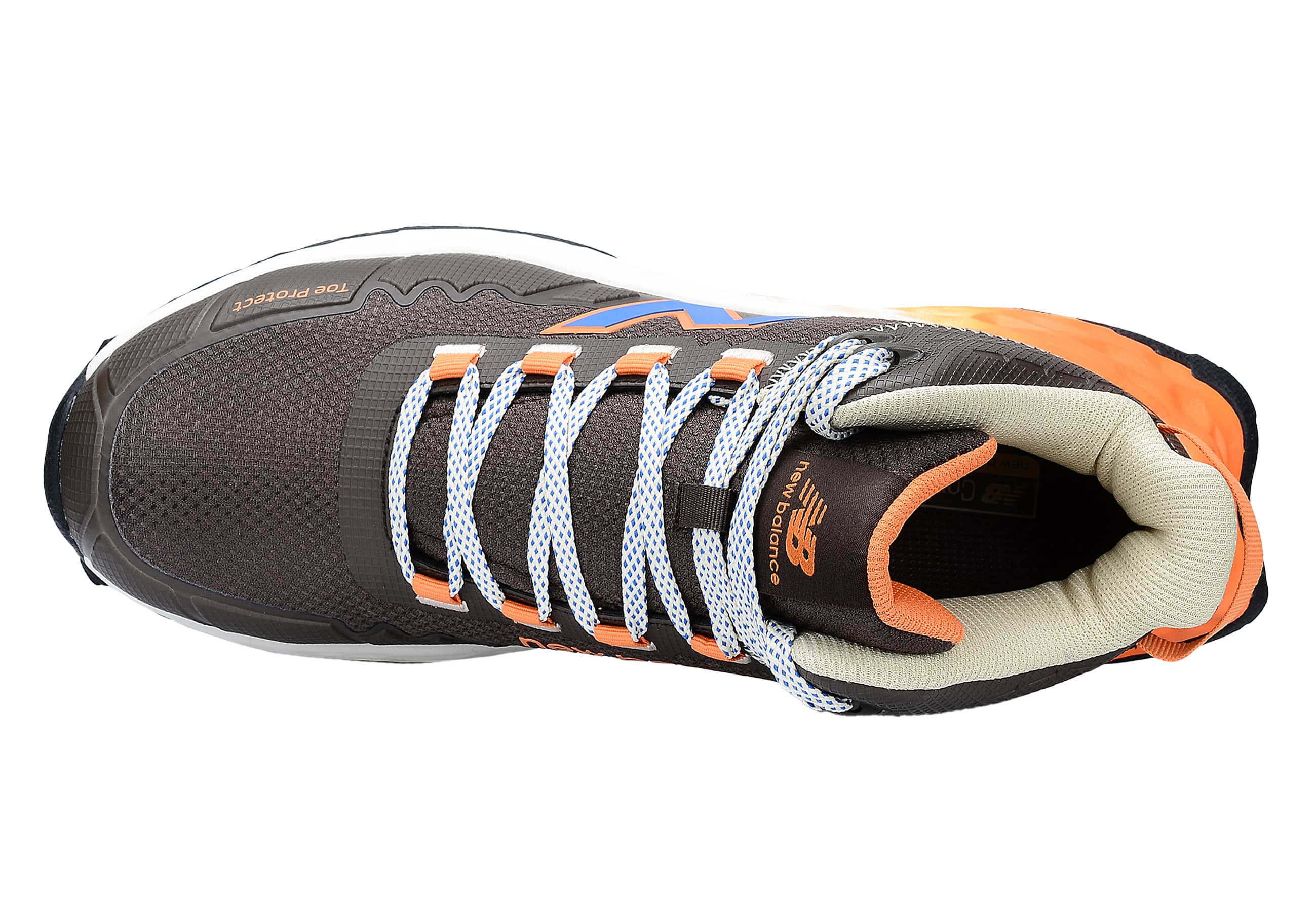 New Balance Cremorne Mid, Sicherheitsstiefel, Weite 2E Gr. 47,5, choc/orange