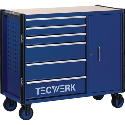 TECWERK Rollwerkbank TREND 2.0 Außen-B1105xT470xH950mm Schubl.6 30kg 400kg TECWERK