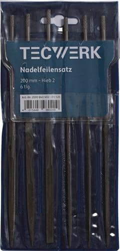 Nadelfeilen-Satz 6-teilig TECWERK