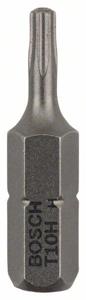 BOSCH Security-Torx-Schrauberbit Extra-Hart T10H, 25 mm, 2er-Pack