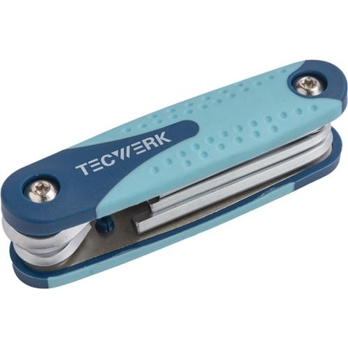 TECWERK Schraubendrehersatz 7-tlg.Handklapphalter SW 2-8mm S2-Stahl TECWERK