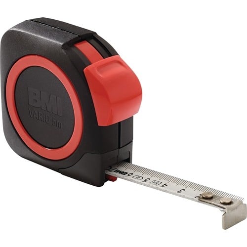 BMI Taschenrollbandmaß VARIO L.8m B.19mm mm/mm EG II ABS Automatic SB BMI