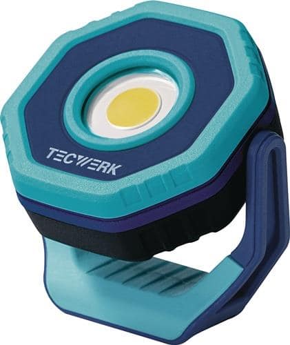 TECWERK LED-Akkuhandleuchte 3,7V 2600 mAh Li-Ion 7 W 100-800 lm Ladezeit 4 h TECWERK
