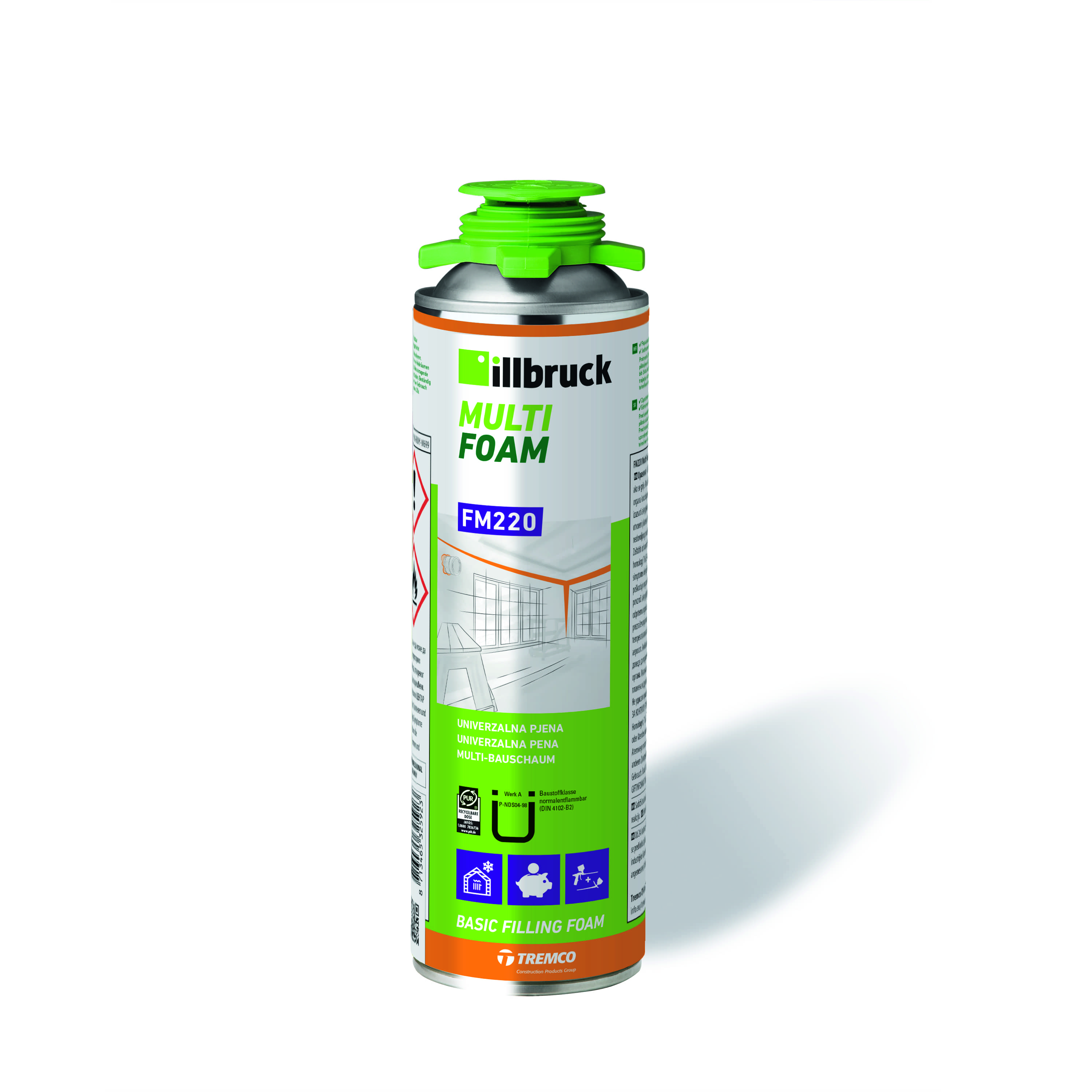 illbruck FM220 Multi-Bauschaum 500ML DE-HR-SI PDR 12CN/52CS
