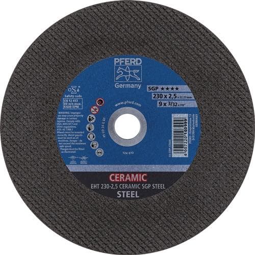 PFERD TOOLS Trennscheibe Ceramic SGP Steel D230x2,5mm ger.STA PFERD