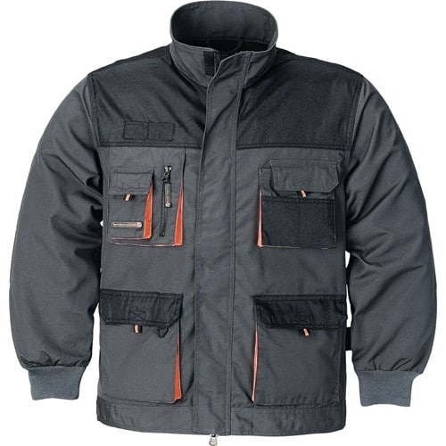 TERRATREND Herrenjacke Gr.56 dunkelgrau/schwarz/orange