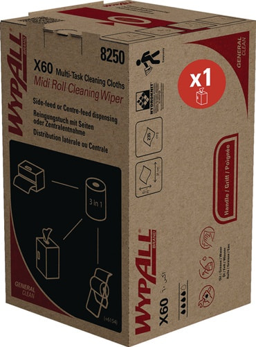 WYPALL Wischtuch WypAll® X60 8250 blau 235 Tü.1-lagig WYPALL
