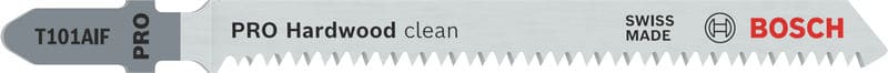 BOSCH Stichsägeblatt T 101 AIF Clean for Hard Wood, 3er-Pack