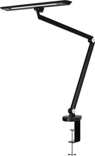 HANSA Schreibtischleuchte LED Zirkon Aluminium,ABS,Eisen,PC schwarz H.820mm m.Klemme