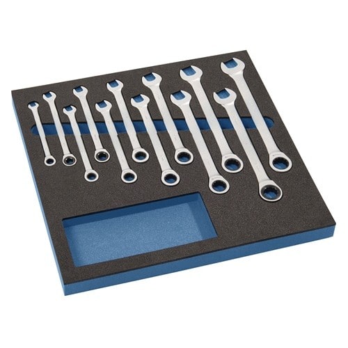 TECWERK Werkzeugmodul 12-tlg.2/3-Modul Schlüsswelweiten 8-19mm TECWERK