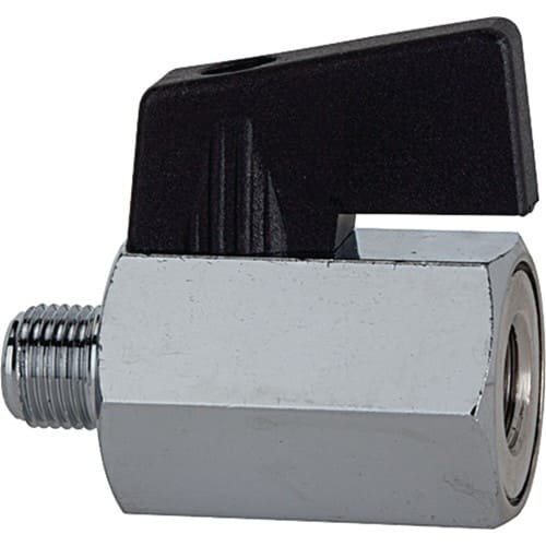 RIEGLER Mini-Kugelhahn 20,95mm G 1/2 Zoll IG/AG RIEGLER