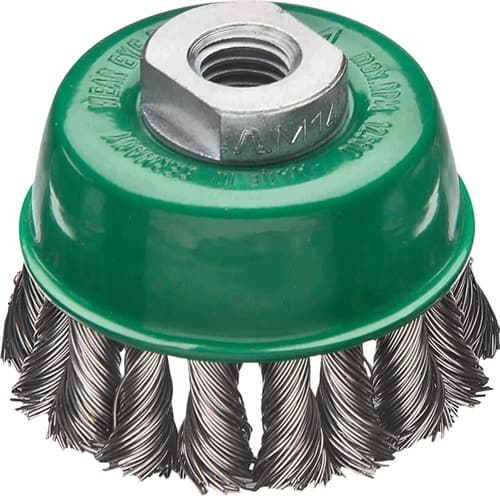 Topfbürste Ø 65 mm M14 Drahtstärke 0,5 mm 12500 min-¹ LESSMANN