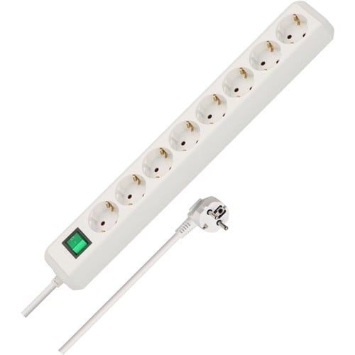 BRENNENSTUHL Steckdosenleiste Eco Line 16 A 250 V Steckd.8 3m H05VV-F 3x1,5 mm² BRENNENSTUHL