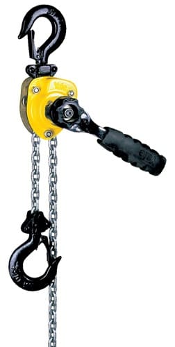 YALE Hebelzug Handy Trgf.250kg Hubh.1,5m m.Lastdruckbr.YALE