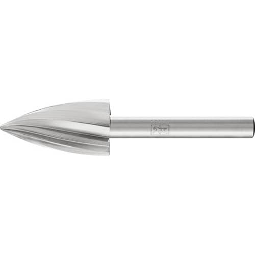 PFERD TOOLS Frässtift K1630 D.16mm Kopf-L.30mm Schaft-D.6mm HSS Verz.ALU PFERD