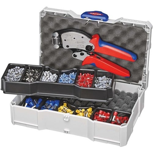 KNIPEX Aderendhülsensortiment Twistor16 1191-tlg.0,5-16 mm² im Systainer KNIPEX