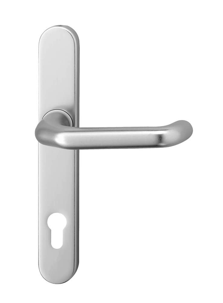 EDI Drücker-Halbgarnitur mit Langschild Kronos 1300/0235, Aluminium