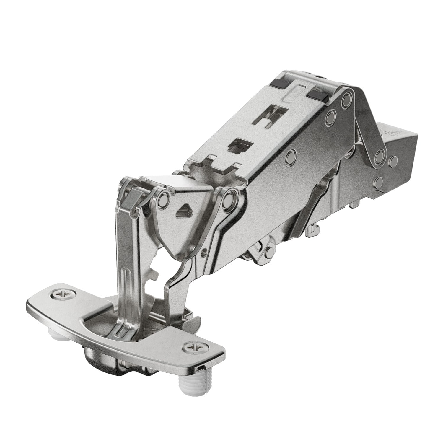 HETTICH Sensys Weitwinkelscharnier, mit Null-Einsprung, mit integrierter Dämpfung (Sensys 8657i), vernickelt, 9099542