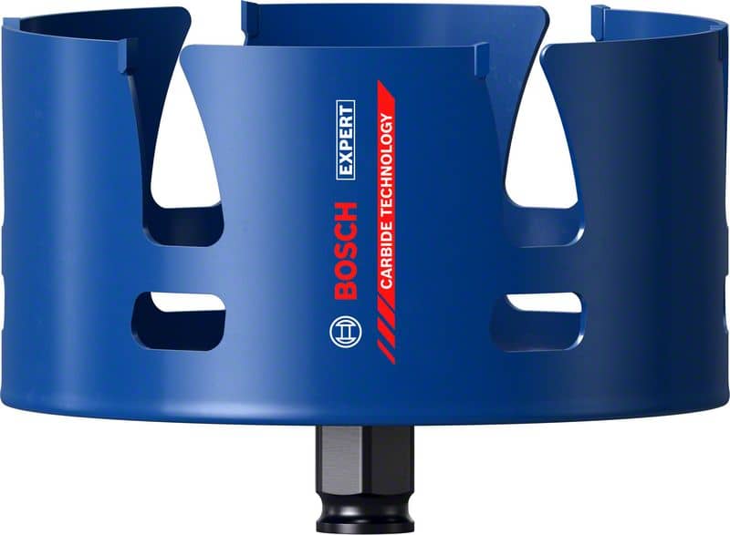 BOSCH EXPERT Construction Material Lochsäge, 127 x 60 mm. Für Dreh- und Schlagbohrer
