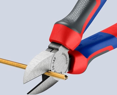 KNIPEX Seitenschneider L.180mm Kopf pol.Comfort-Griffe max.2,5mm KNIPEX