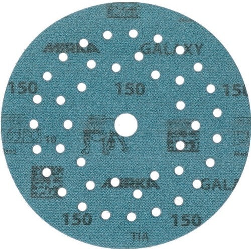 MIRKA Haftschleifscheibe GALAXY Grip Multifit 125mm K.150 f.HO/Metall/Lack/Ku.