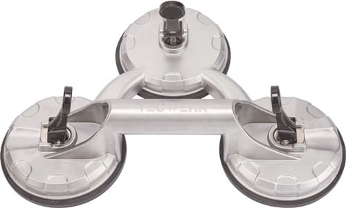 TECWERK Saugheber Trgf.100kg Kopf-D.118mm 3 Köpfe Alu TECWERK