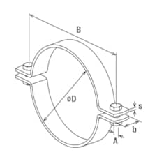 FISCHER Massivrohrschelle FMFSC