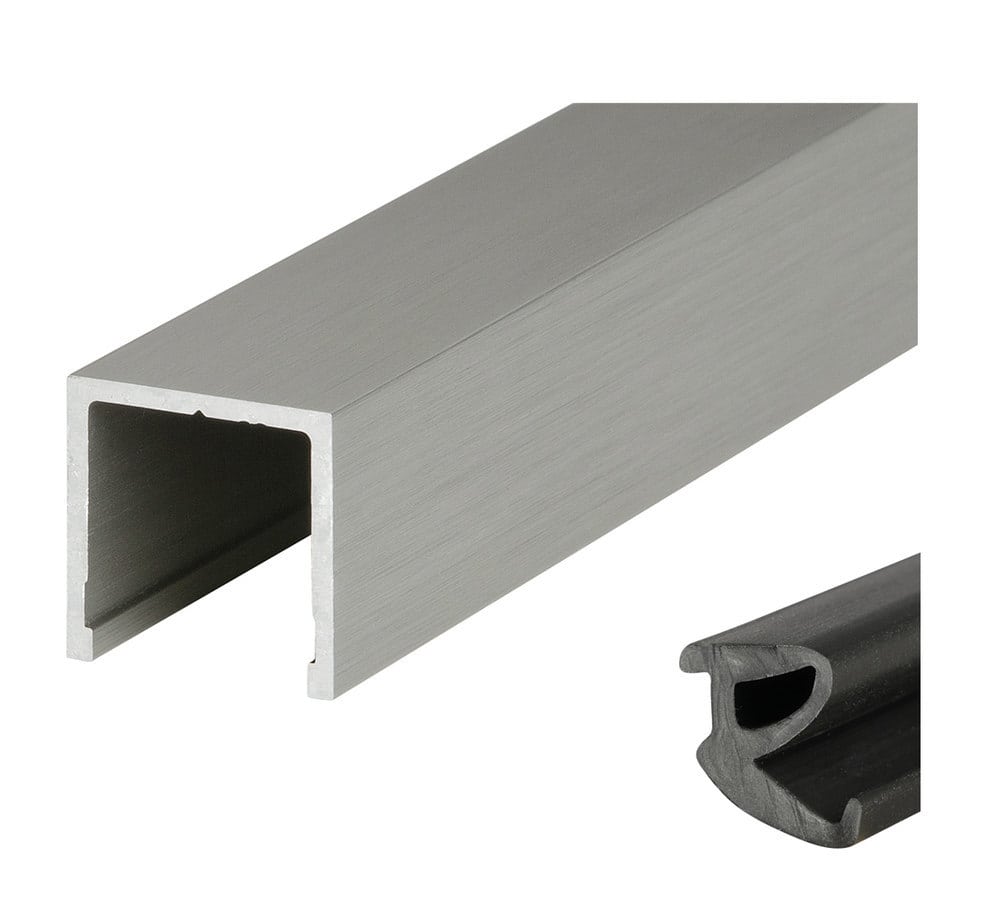 HERMAT Trennwand-Deckenprofil 6950, Aluminium