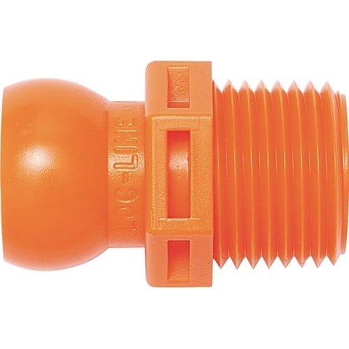 LOC-LINE Gewindenippel Gr. 1/2 ” R 1/2 Btl. m. 4 St. Loc-Line