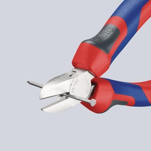 KNIPEX Seitenschneider L.125mm Kopf verchr.Comfort-Griff KNIPEX