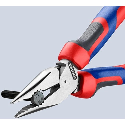 KNIPEX Spitzkombizange L.185mm pol.Comfort-Griff schwarz atram.KNIPEX