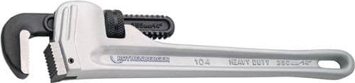 ROTHENBERGER Einhandrohrzange ALUDUR Gesamt-L.600mm Spann-W.89mm f.Rohre 3 Zoll