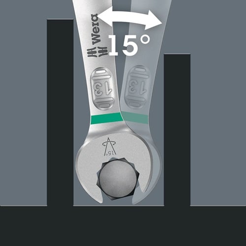 WERA Doppelmaulschlüssel Joker 6005 12x13mm L.166mm WERA