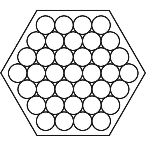 WEIDMÜLLER Crimpzange PZ 10 HEX L.195mm 0,25-10 (AWG 26...8)mm² WEIDMÜLLER