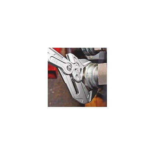 KNIPEX Zangenschlüssel L.400mm Spann-W.85mm verchr.Ku.-Überzug KNIPEX
